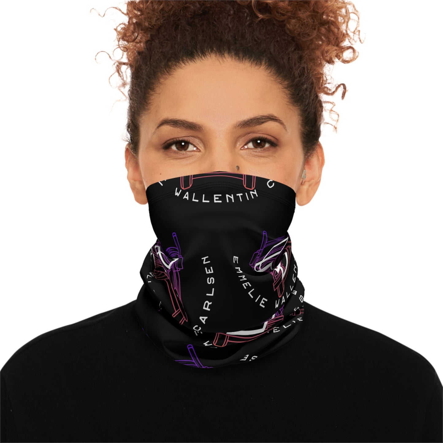 Winter Neck Gaiter With Drawstring